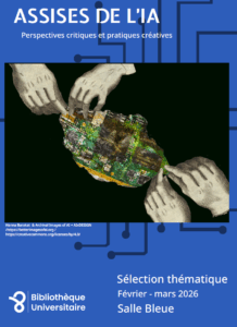Affiche de la table thématique montrant des mains opérant un circuit imprimé
